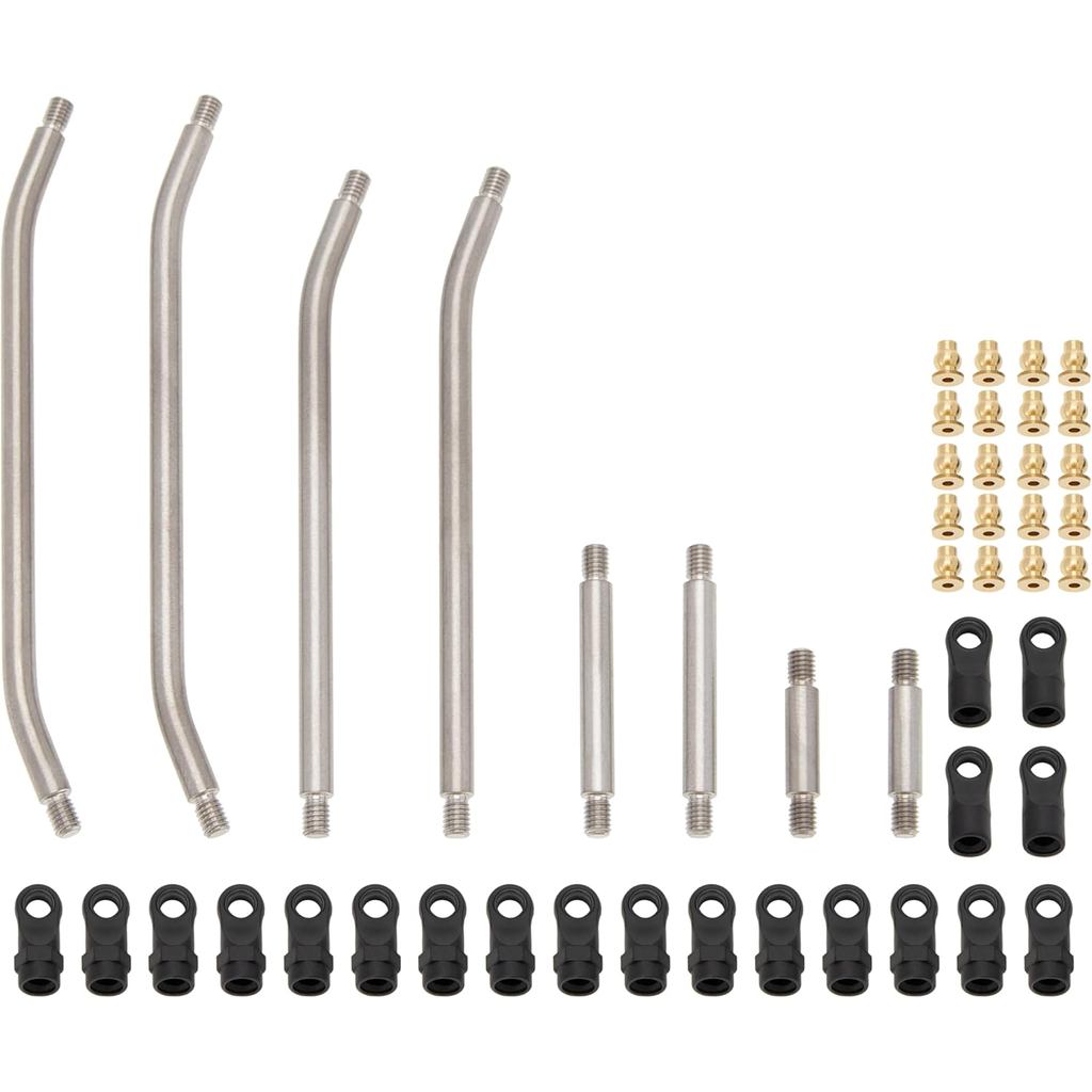 MEUS Racing SCX24 Dead90 Links Double Bent Links Deadbolt Front Links + 90mm Liên kết phía sau cho b