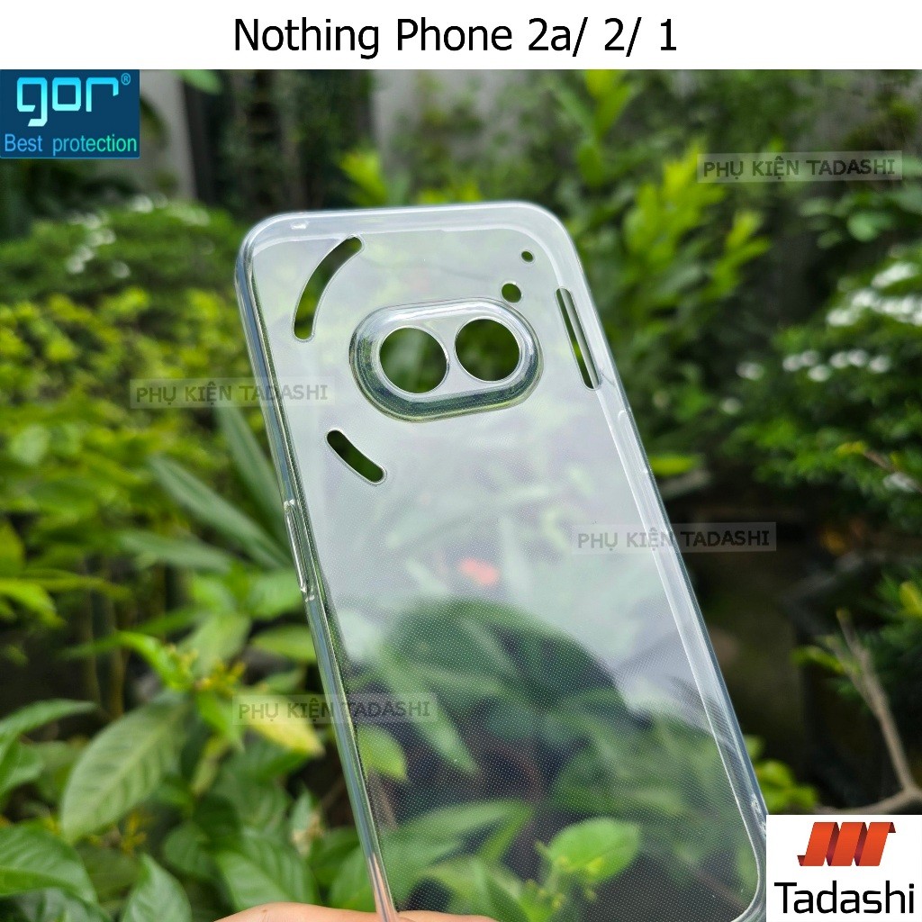 Ốp Lưng Dẻo Trong Suốt Nothing Phone 2a/ 2a Plus, Nothing Phone 3a/ Nothing Phone 3a Pro Có Gờ Bảo V