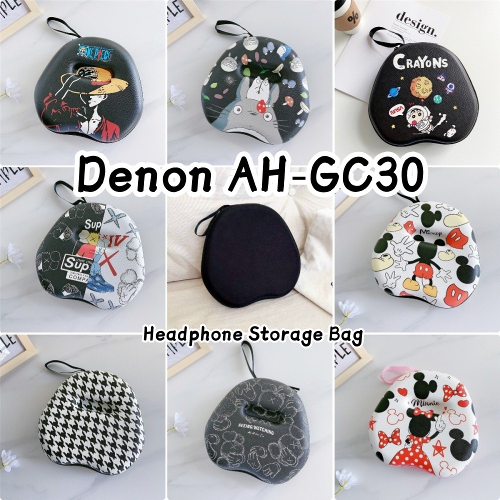 [imamura] Dành cho hộp đựng tai nghe Denon AH-GC30 Cặp đôi Túi đựng tai nghe họa tiết dễ thương Hộp 