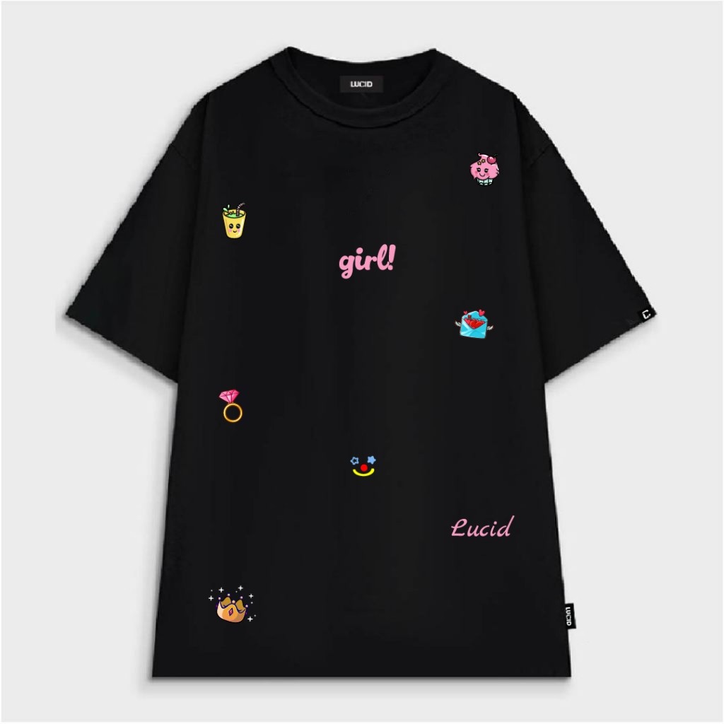 [HOT] Áo Thun LUCID GIRL Local Brand Nam Nữ From Rộng Tay Lỡ Chất Cotton