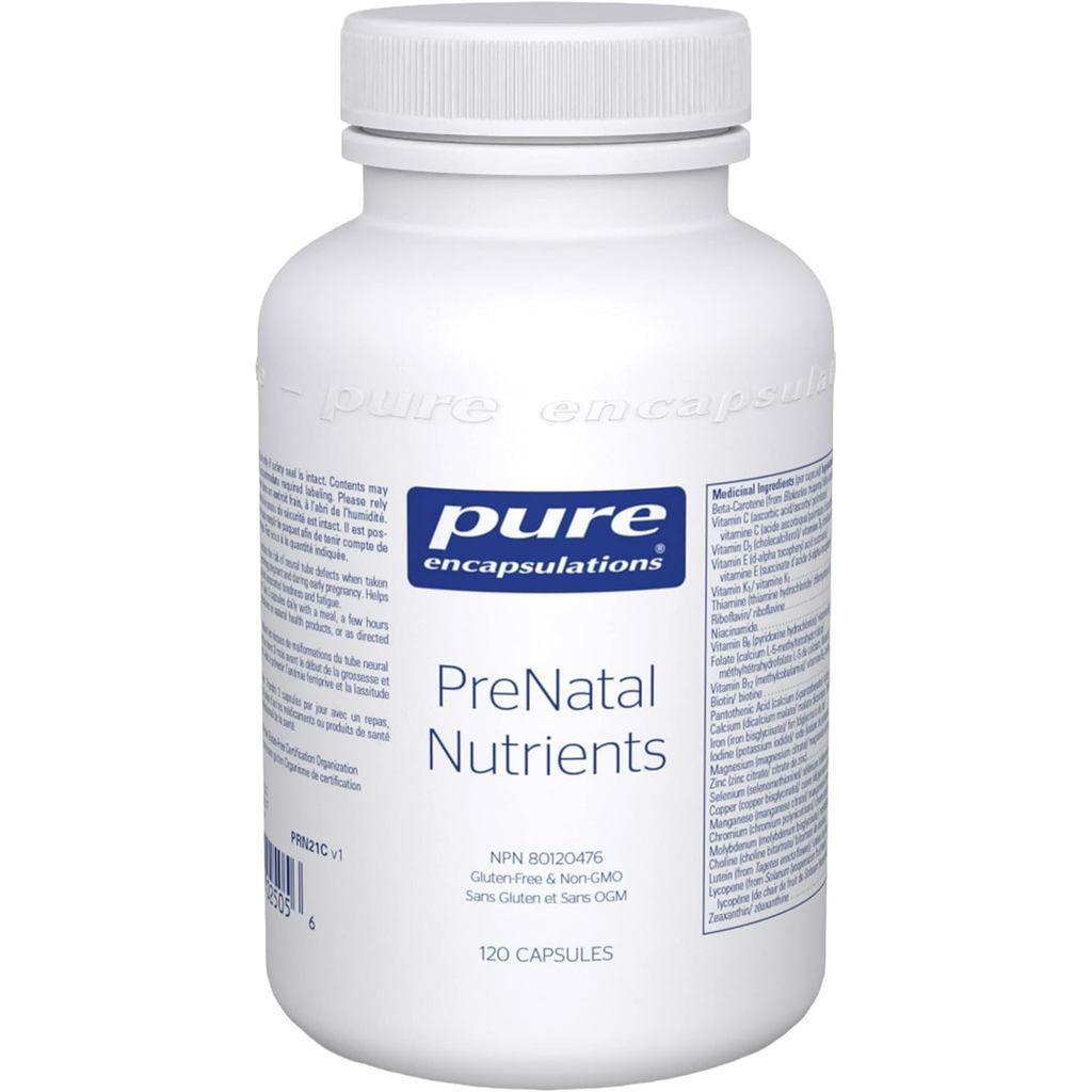 Đóng gói nguyên chất Dinh dưỡng PreNatal - Dành cho bà bầu - Năng lượng hỗ trợ * - Với Folate, Choli