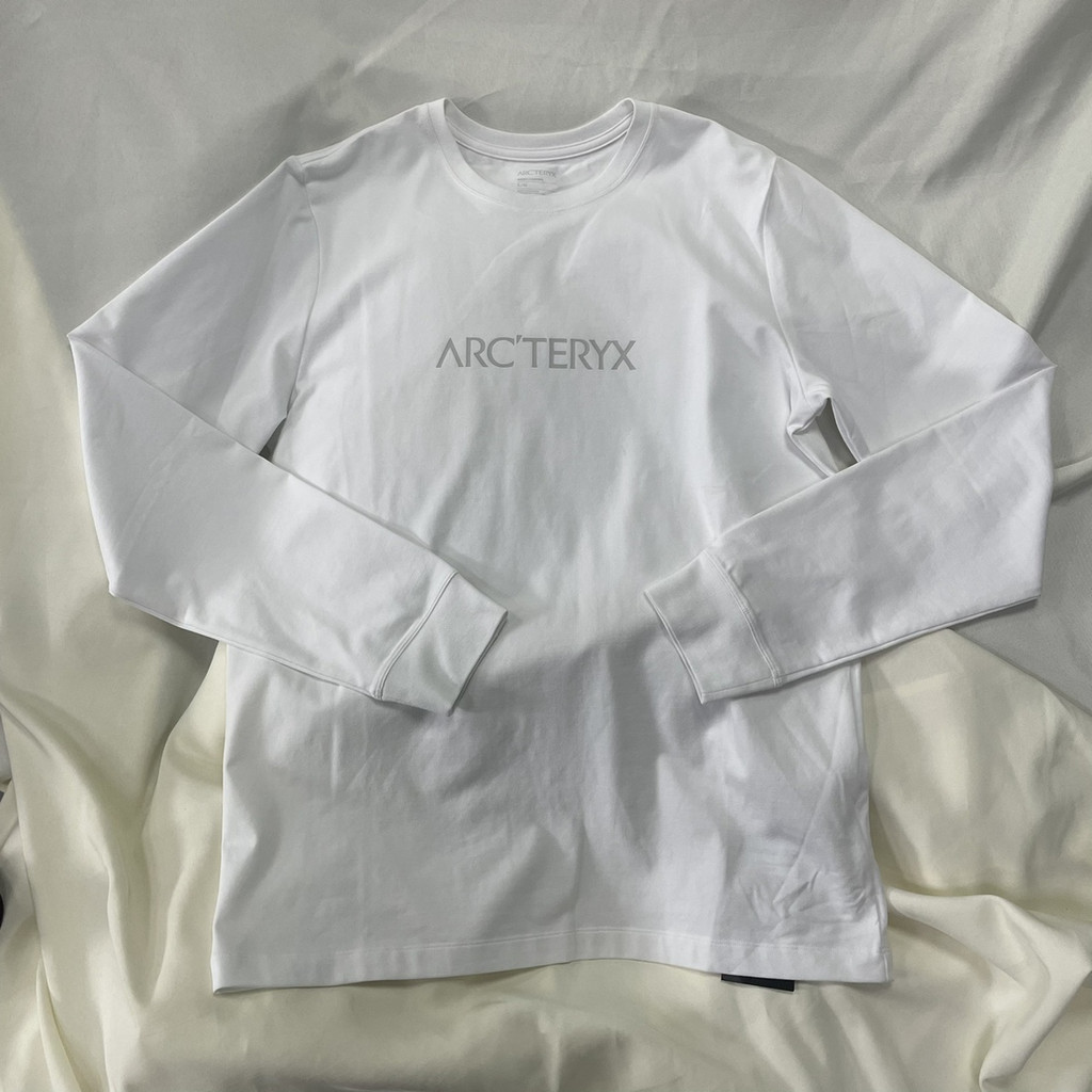 Áo thun nam Arcteryx tay dài 100% cotton, thiết kế đơn giản