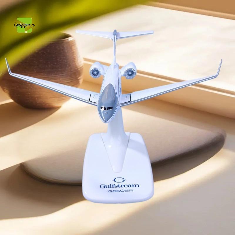 Tooppnn 1 chiếc máy bay gulfstream G650 mô hình máy bay mô hình máy bay mô hình máy bay g650er mới