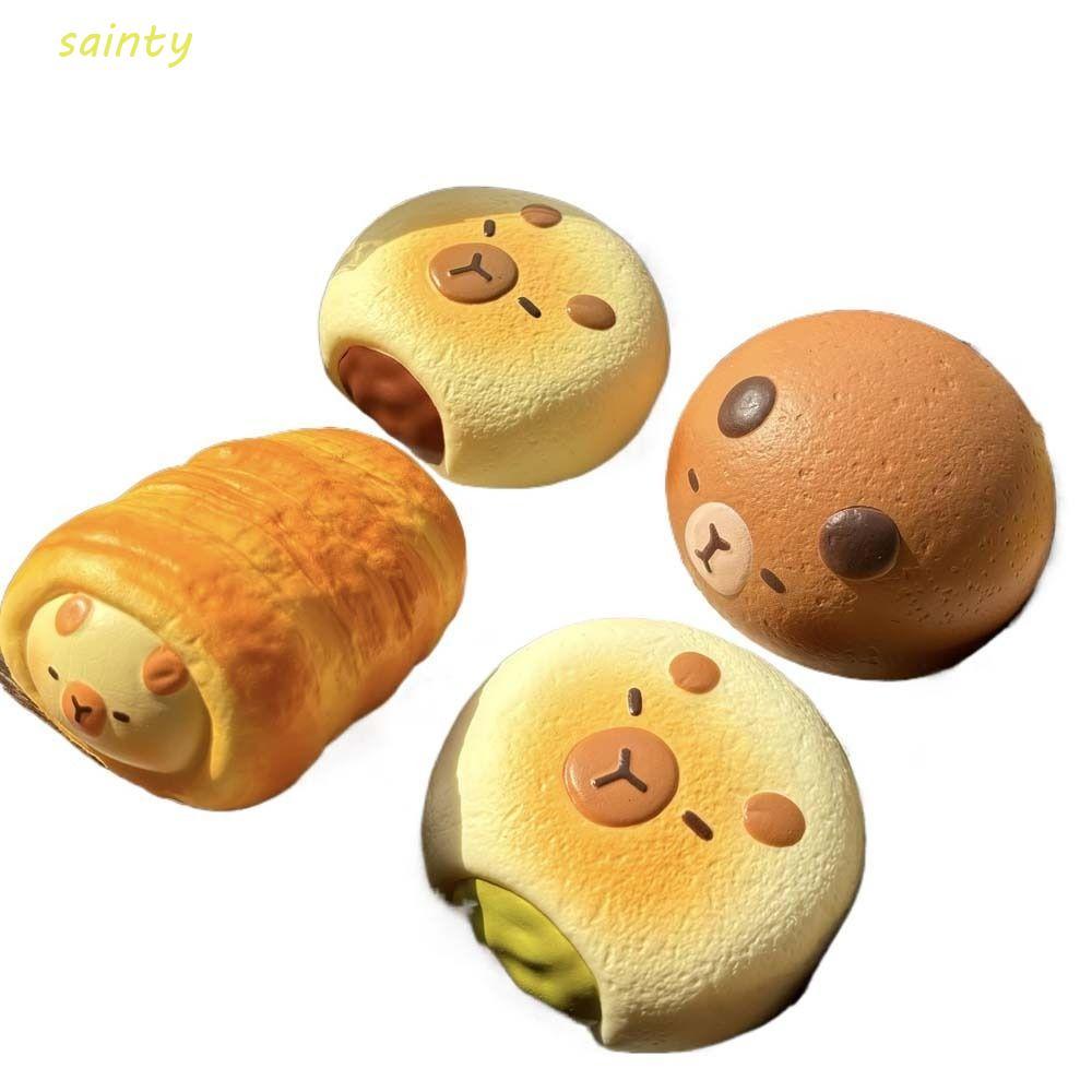 Đồ chơi bóp bánh mì SAINTY, Đồ chơi Fidgets Thư giãn tay Đồ chơi Capybara Squishy, Kawaii Soft Rebou