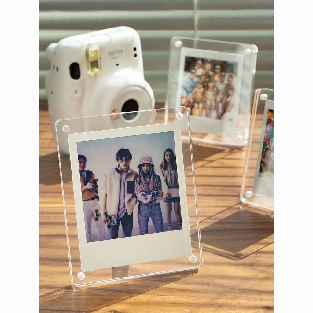 New Product#FJuzhuo Polaroid Photo Frame Instant Photo Acrylic Photo Frame Photo Paper Storage Frame