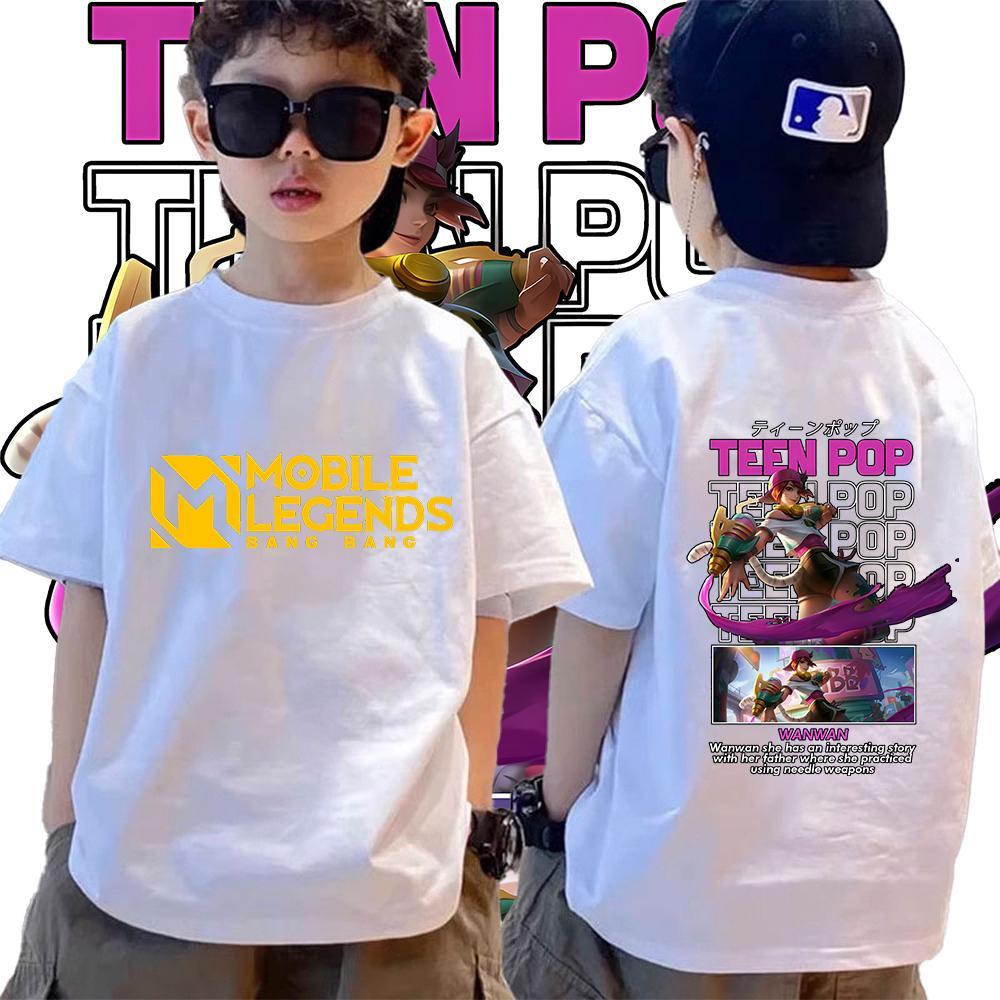 Mobile Legends: Bang Bang Áo thun Nam 8 Màu Nữ Trẻ Em Đa Dạng