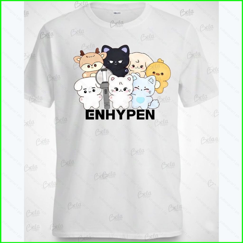 Áo thun mềm thoải mái ENHYPEN Jungwon Heeseung Jay - Fan Merchandise