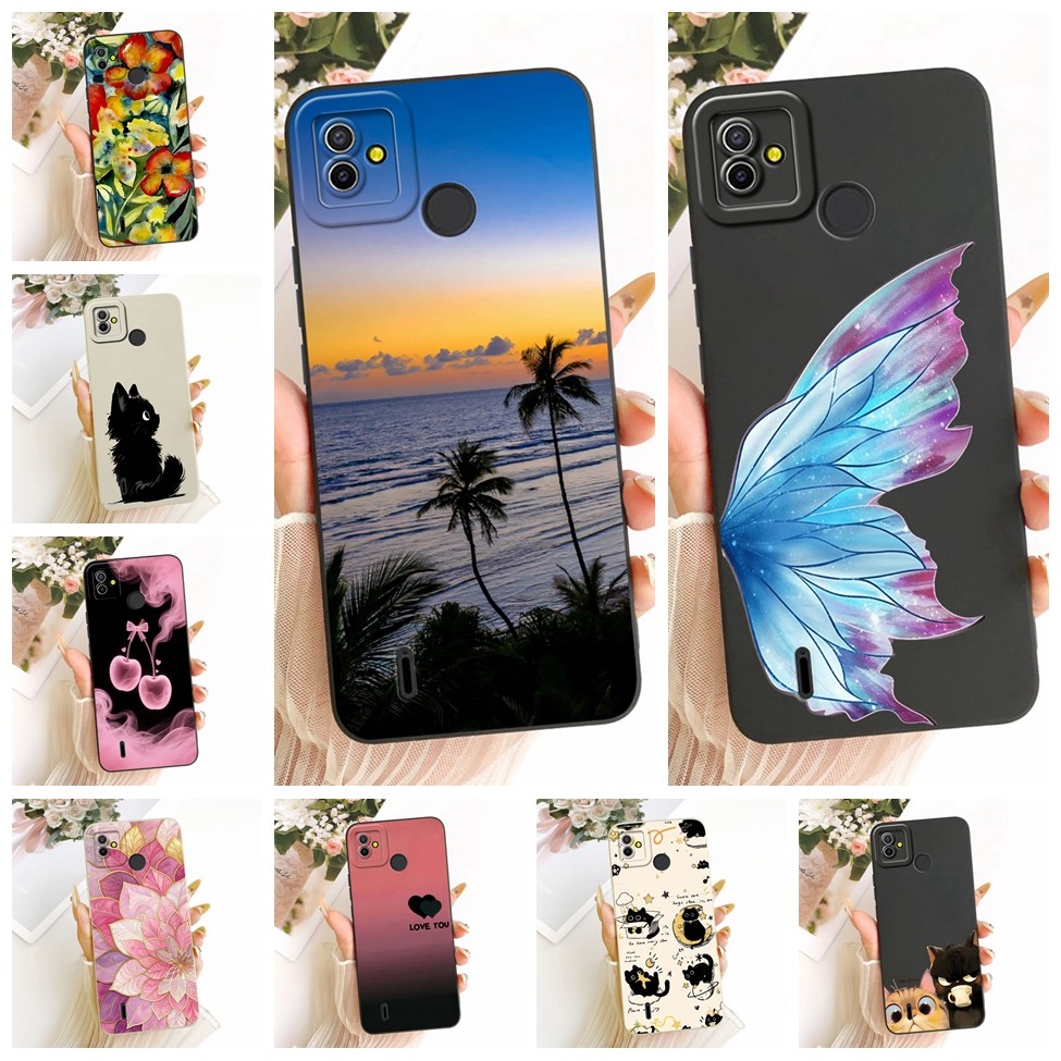 Vỏ Tecno Pop 5 Cover BD2d Phim hoạt hình thời trang dễ thương Vỏ điện thoại silicon vẽ ngộ nghĩnh Te