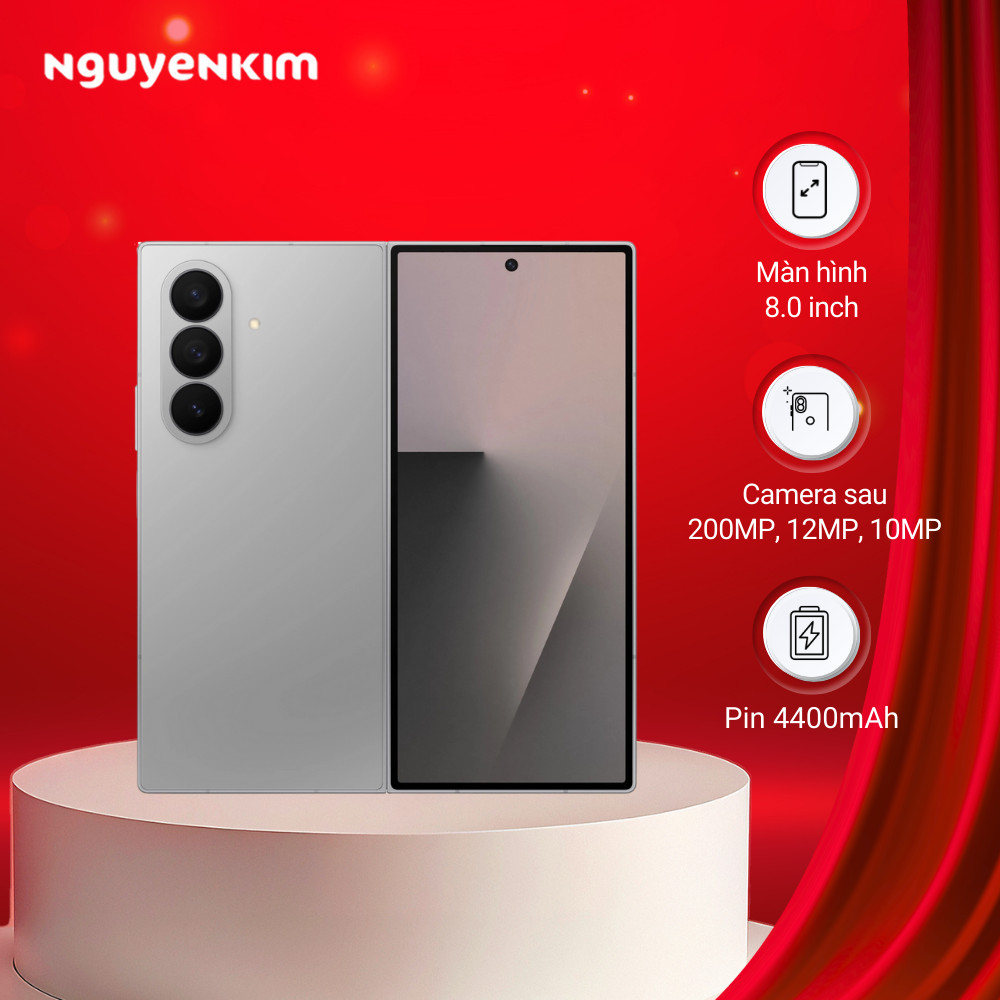 Điện thoại Samsung Galaxy Z Fold 7 256GB Xám bạc (SM-F966B/DS)