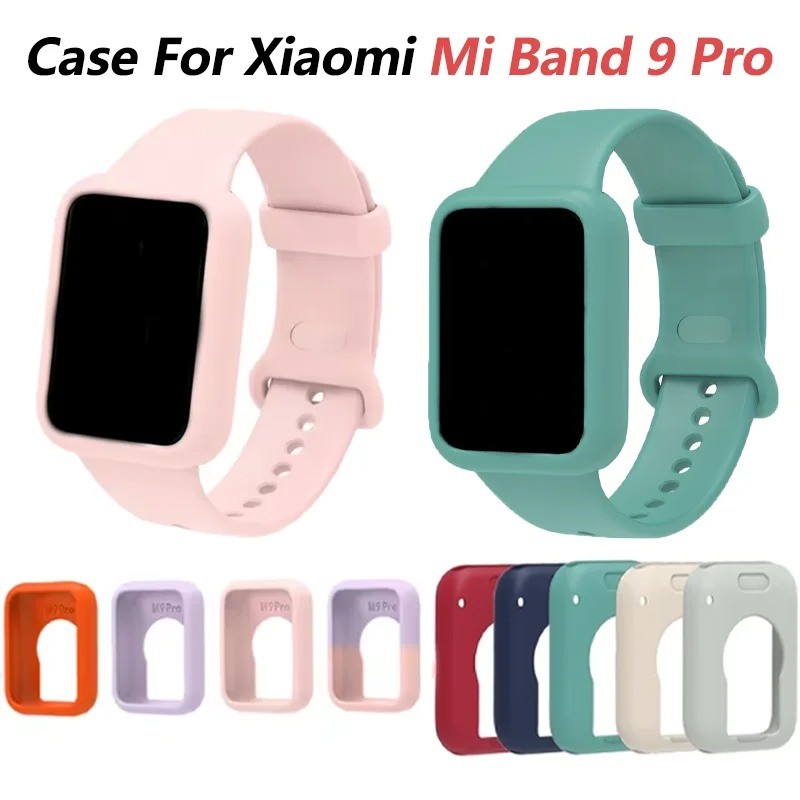 Ốp Bảo Vệ Silicon Cho Xiaomi band 9 Pro Vỏ Bảo Vệ Đồng Hồ Thông Minh Cho Xiaomi band9pro band9 Pro B
