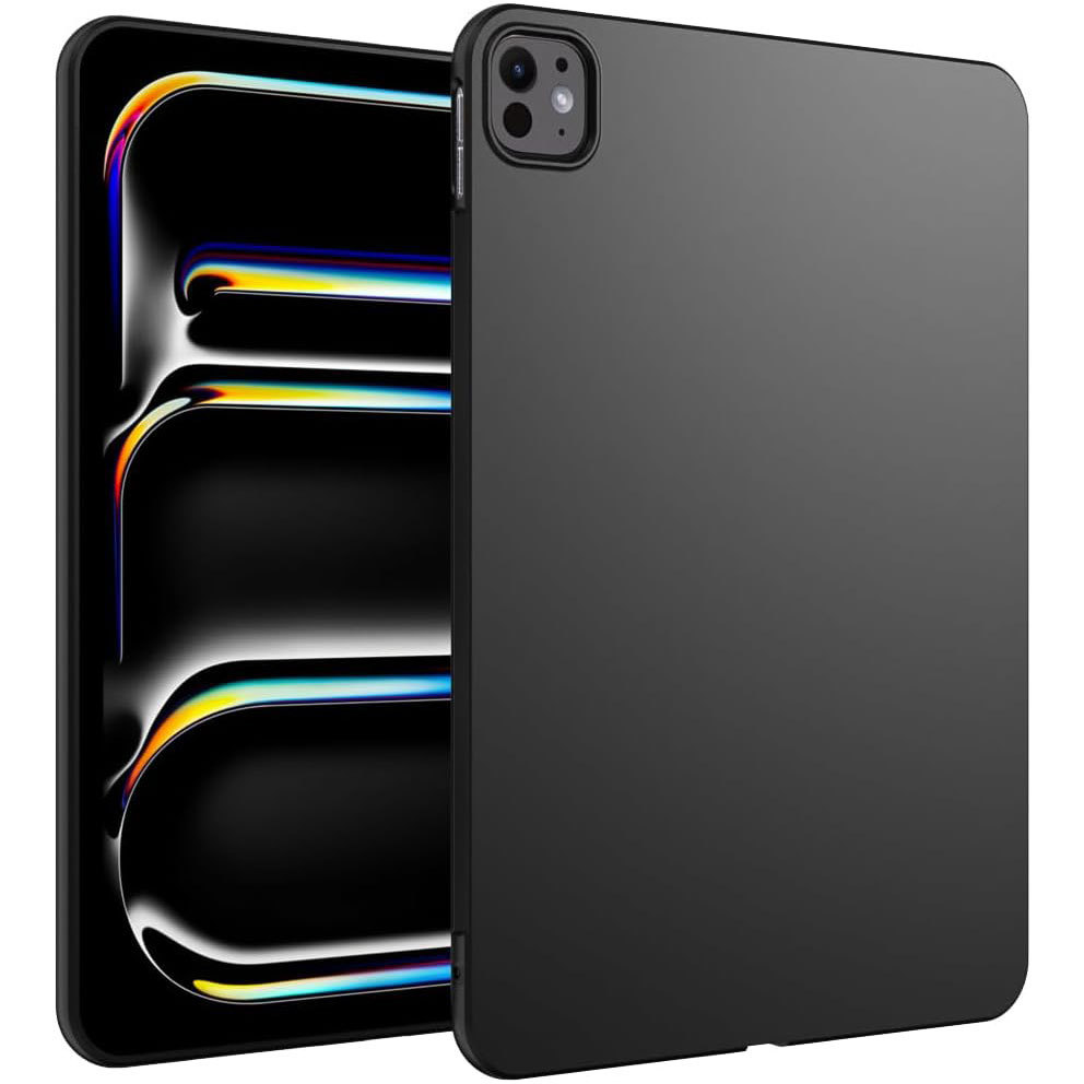 Ốp Lưng Máy Tính Bảng Cho Apple iPad Pro 13 (2024) M4 13 inch A2925 A2926 A3007 Funda Đen TPU Mềm Si