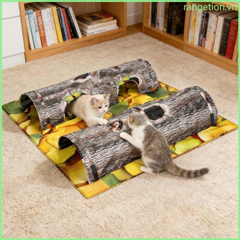 RAN Double Hole Pliable Pet Refuge Natural Theme 40x47 Foot