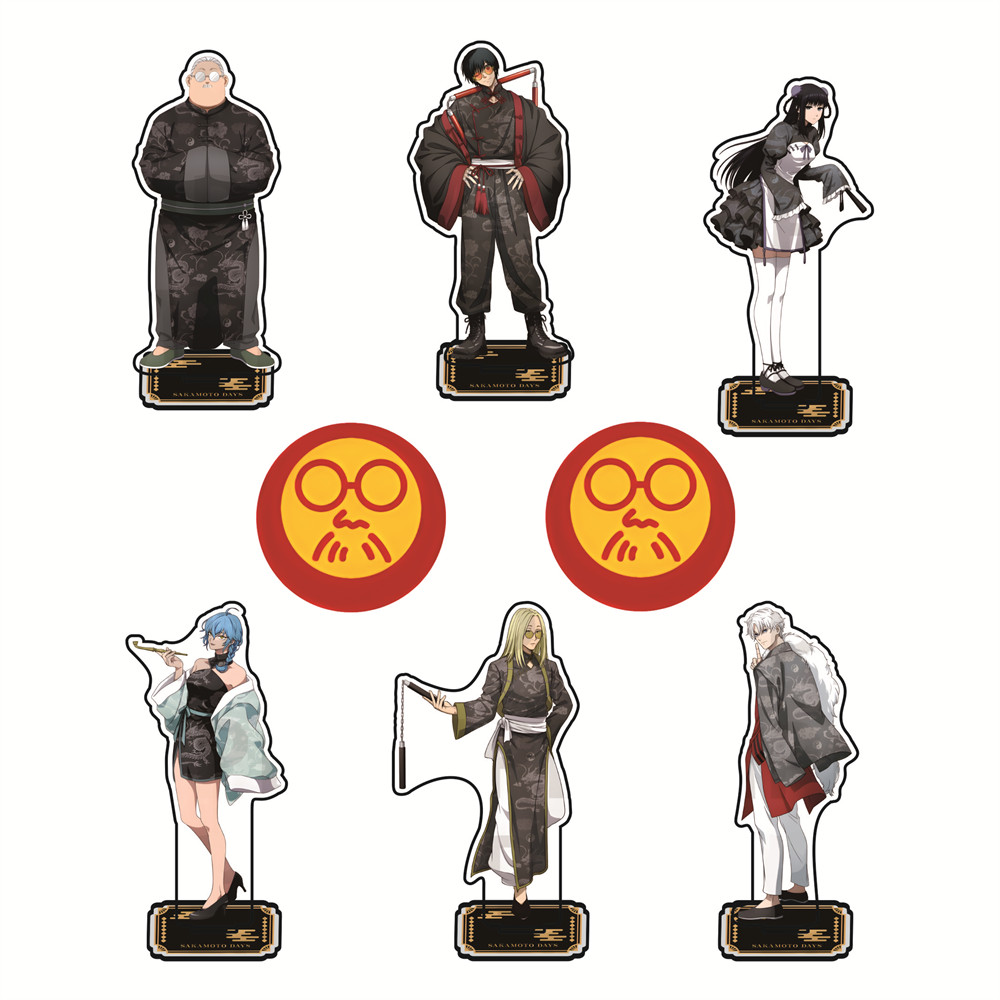 Anime SAKAMOTO DAYS 15cm Acrylic Stand DESK Decorations Shin Asakura,Yoichi Nagumo Cosplay Gifts Ele