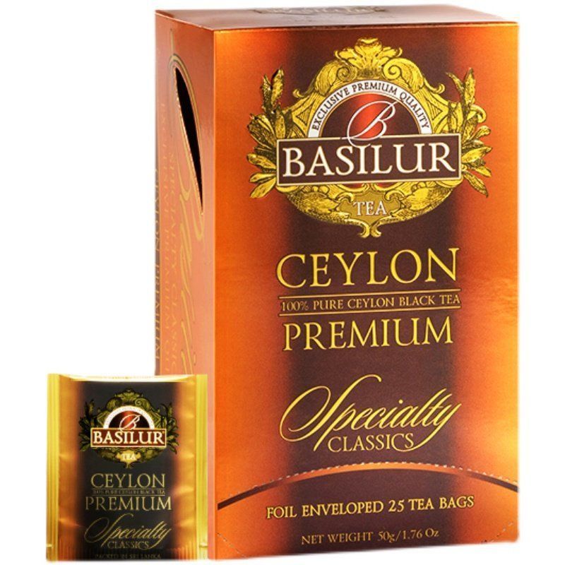 Ceylon Cổ Điển Ceylon Supreme Ceylon Trà Đen 25 Miếng Túi Trà Độc Lập 50g 10 Miếng 20g 1.23.22
