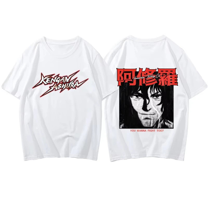 Anime Fan Boxer In Áo Thun ACG Otaku Manga Nhật Bản Kengan Ashura Ohma Tokita Đồ Họa Thoải Mái Cho N