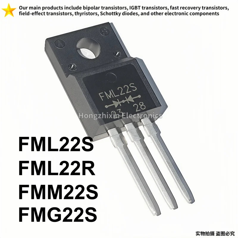 5 CÁI FML22S FML22R FMM22S FMG22S TO-220F diode chỉnh lưu phục hồi nhanh