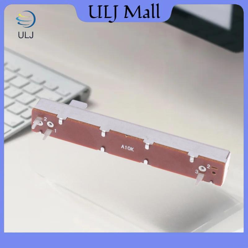 Máy đo điện áp đơn 3 chân ULJ 88mm A10K B10K Máy đo điện áp trượt thẳng Máy trộn kênh đơn Fader Stro