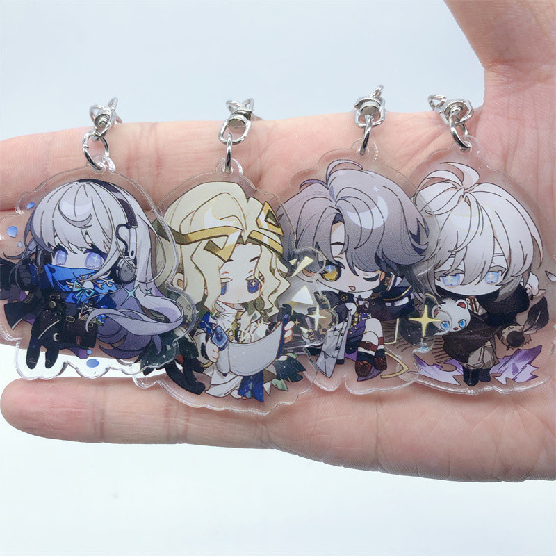Reverse:1999 Horropedia Thirty-Seven X Bkornblume Anime Game Keychain Cosplay Prop Accessories