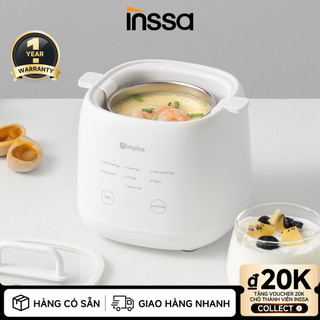 Inssa Nồi Hấp Trứng Nồi Hấp Đa Năng 7 Chế Độ Hẹn Giờ 24 Tiếng Điều Khiển Cảm Ứng DZEG006 -Bảo Hành 12 Tháng