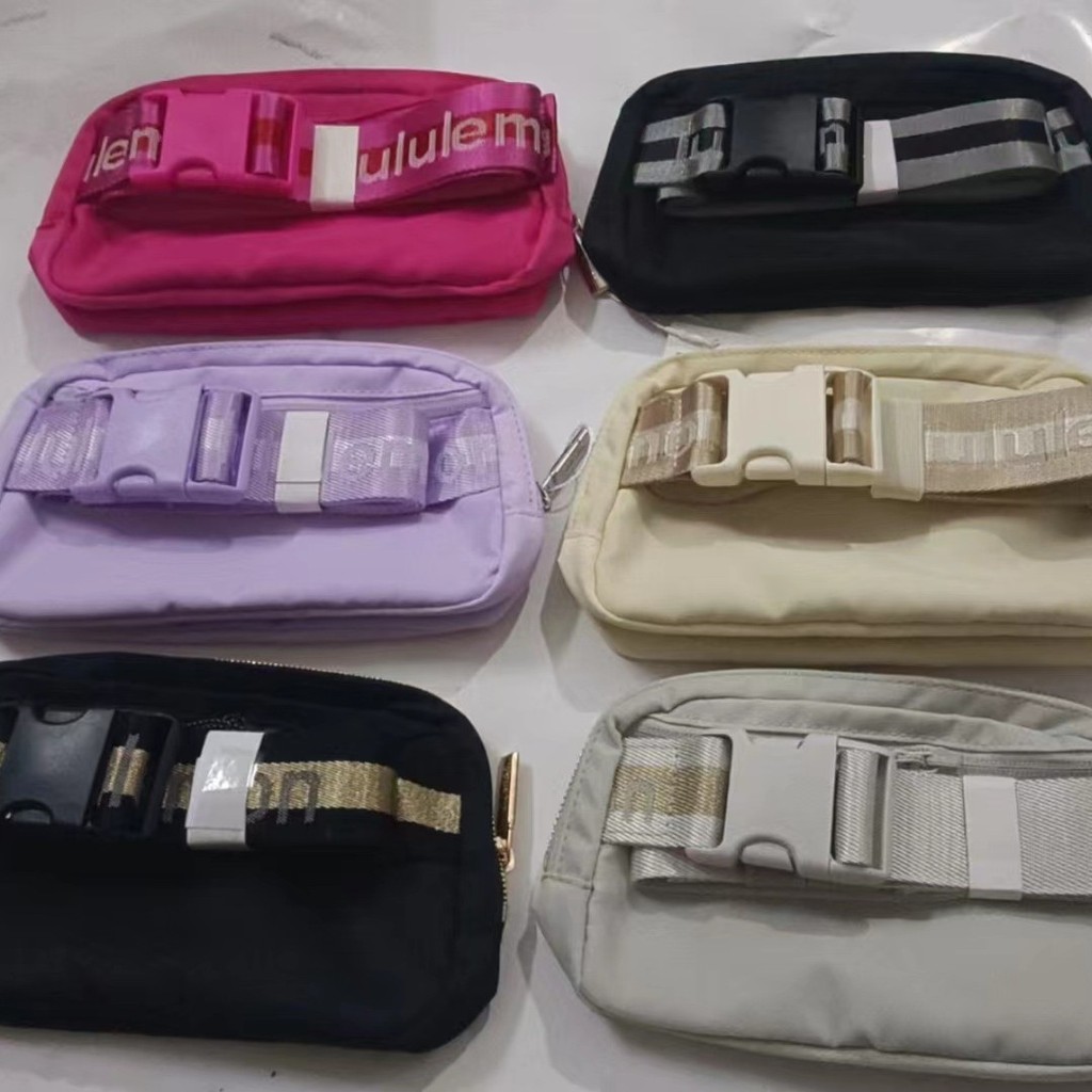 LululuEverywhere Webbing Letters Can Cross-Body Yoga Fitness (1L)