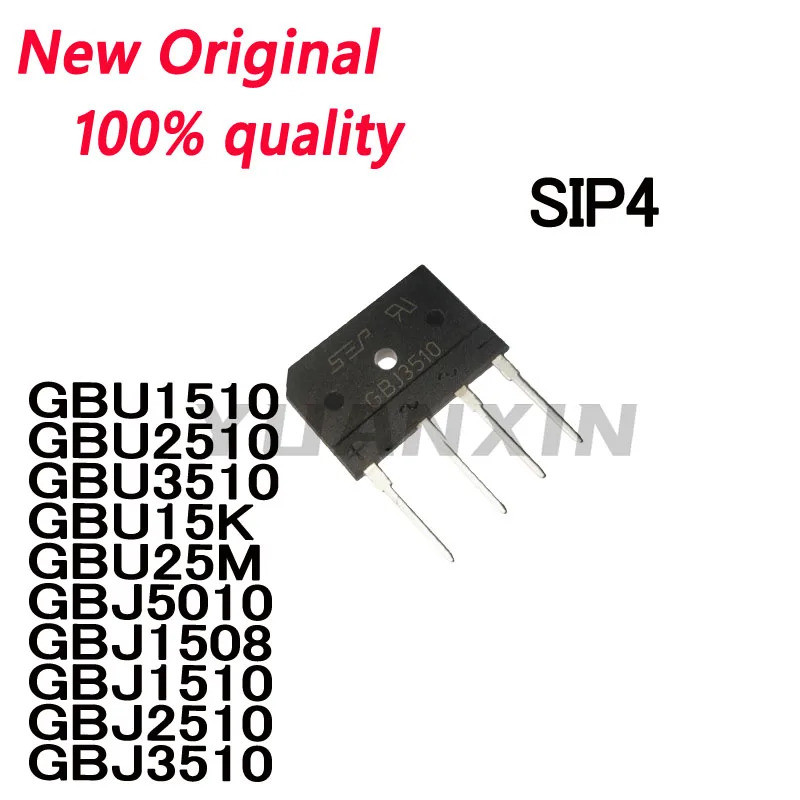 5 CHIẾC GBU1510 GBU2510 GBU3510 GBU15K GBU25M GBJ5010 GBJ1508 GBJ1510 GBJ2510 GBJ3510 Bếp Cảm Ứng Cầ