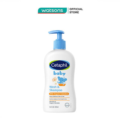 Sữa Tắm Gội Trẻ Em Cetaphil Baby Organic Calendula Tinh Chất Hoa Cúc 400ml
