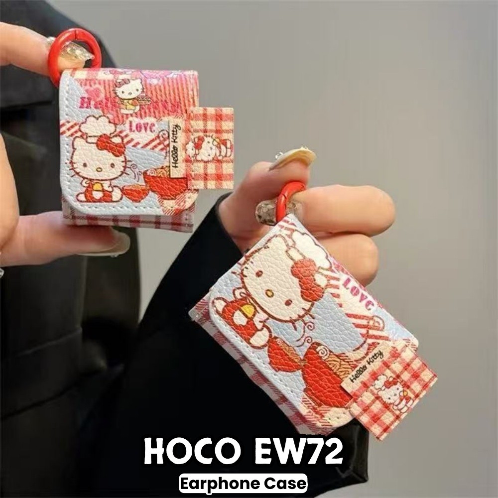 Dành Cho Vỏ HOCO EW72 Hoạt Hình Dễ Thương Dệt Thủ Công Vỏ Tai Nghe Vỏ