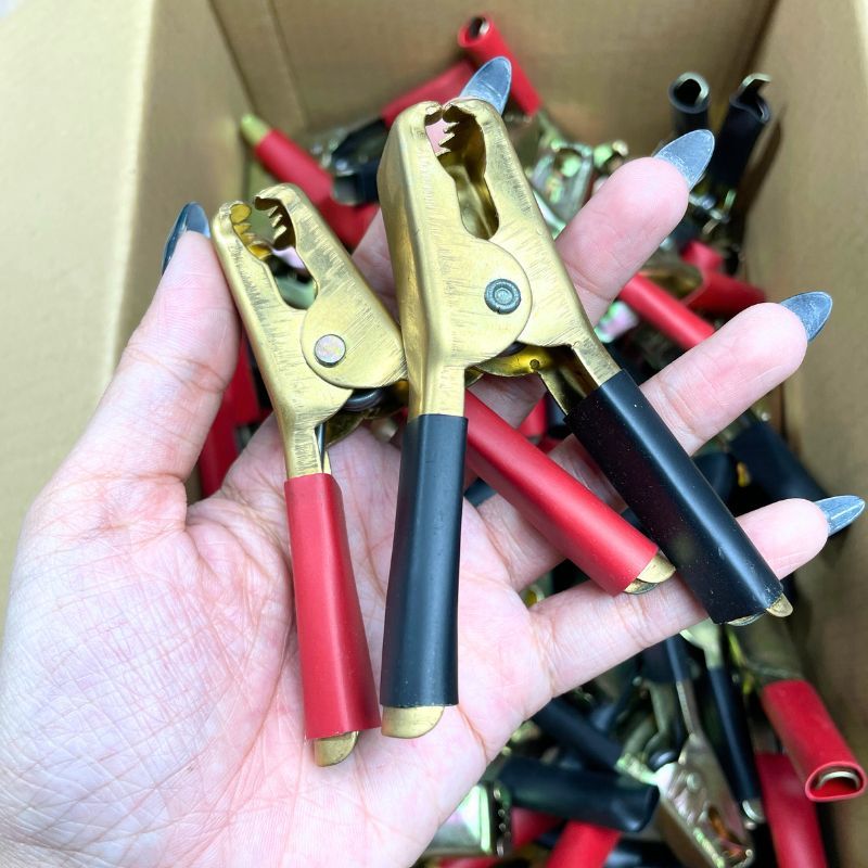 Kẹp Bình Acquy Ắc Quy 100A – 500A | Đồng Nguyên Khối / Thép Không RỈ | Kẹp Chắc – Dẫn Tốt | 1 Cặp - 