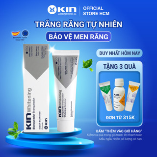 Kem Đánh Răng Làm Trắng Răng Kin Whitening Ngừa Mảng Bám, Ố Vàng, Giúp Răng Trắng Sáng Tự Nhiên 75ml