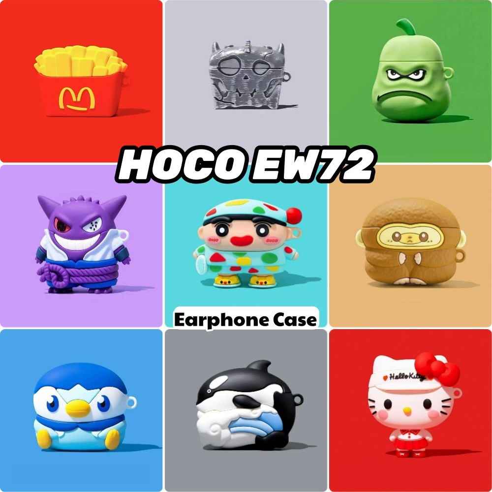 Hàng có sẵnDành Cho Vỏ HOCO EW72 Silicon Mềm Hoạt Hình Dễ Thương Charizard Vỏ Tai Nghe
