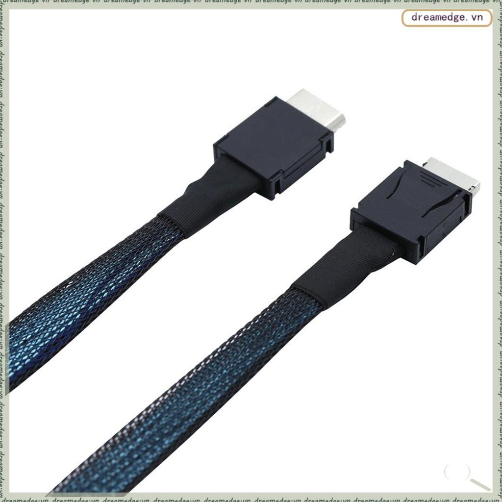 [dreamedge] PCIE Oculink SFF 8611 4I sang MINI SAS SFF-8611 4I Máy chủ Cáp siêu tốc Cáp nối dài dữ l