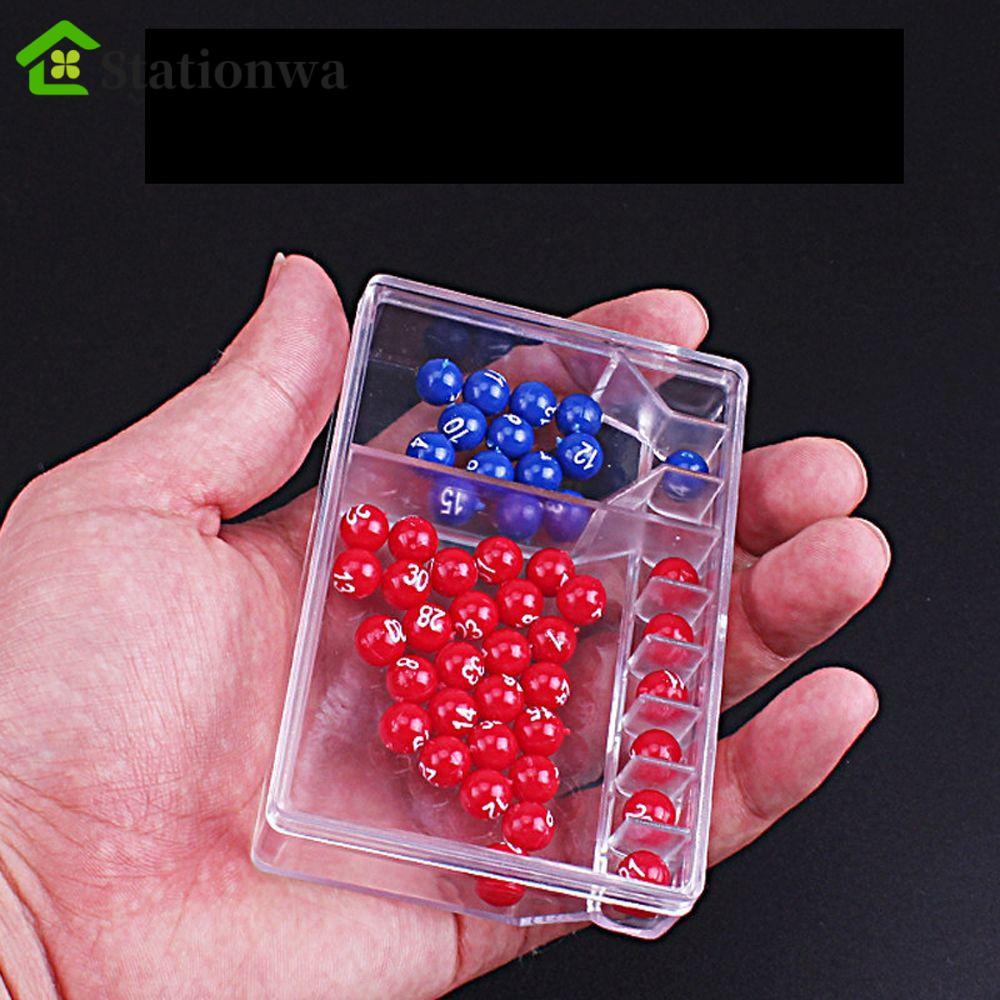 STATIONWA Lucky Lottery Toy Entertainment Jackpot Dễ dàng đọc Số Trò chơi Đảng Di động 5 + 2 6 + 1 T