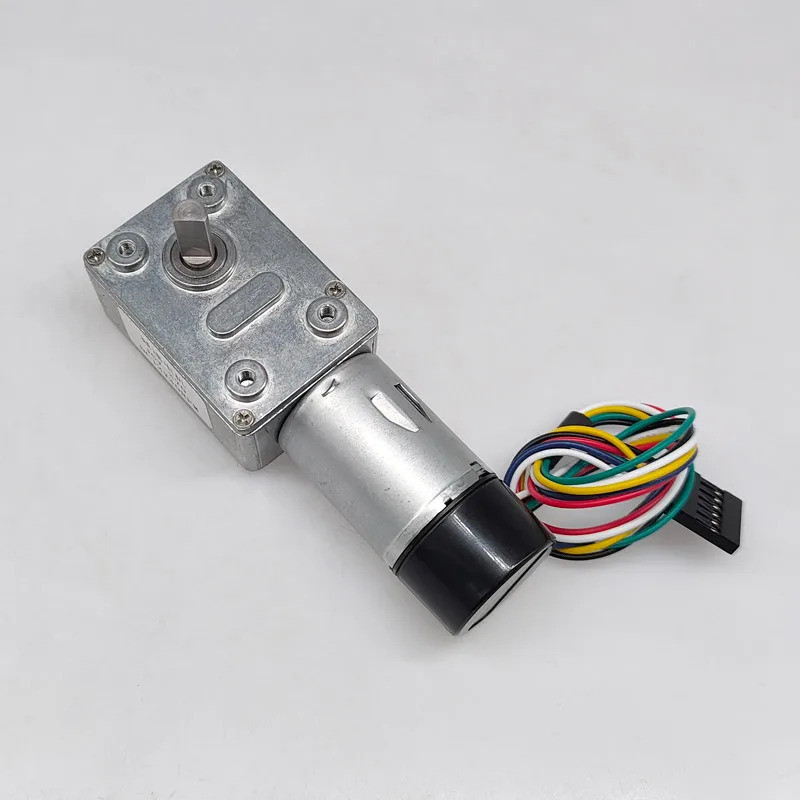 Động cơ DC ZGY370EC với bộ mã hóa hội trường 11PPR JGY370 mã hóa động cơ bánh răng sâu DC12V mô-men 