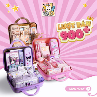 Set Quà Tặng Văn Phòng Phẩm Cute - Bút Chì Dễ Thương, Dụng Cụ Học Tập Tiện Dụng Cho Học Sinh Sinh Hoạt Hoạt Hình