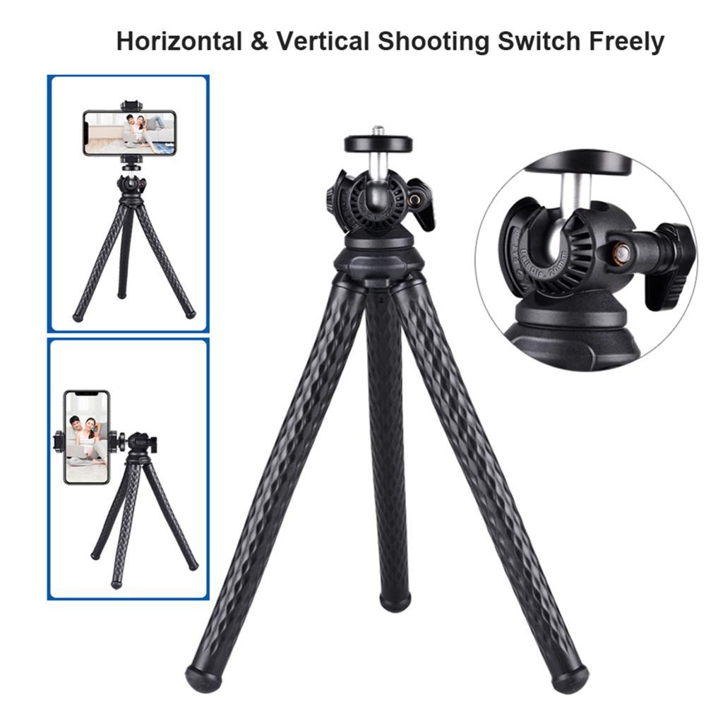apill Tabletop Octopus Tripod Stand Điện thoại Camera linh hoạt với vít 1/4 inch & Giá đỡ Tải trọng 