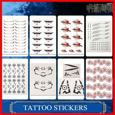 SY JUJUUTSU KAISEN - Tem Hình Xăm cosplay Itadori Yuji, Gojo Satoru, Nobara Kugisaki