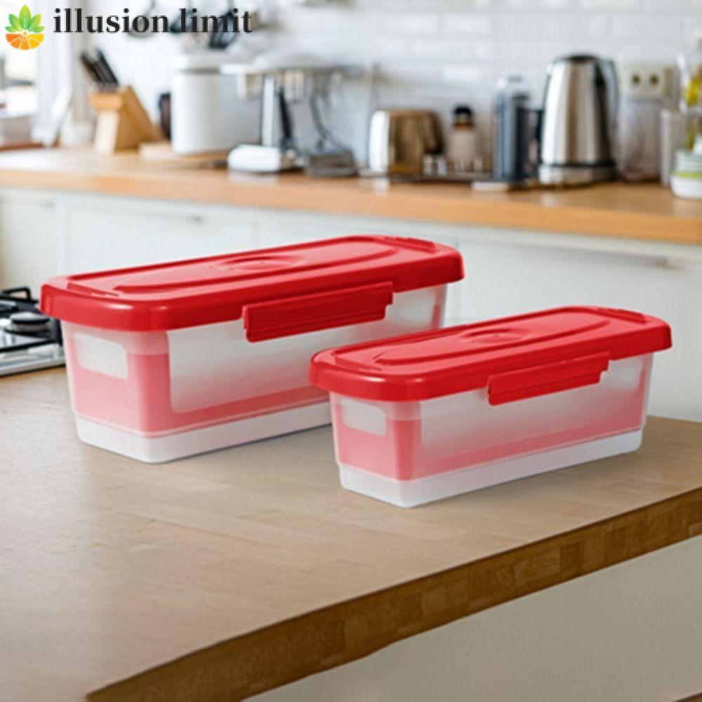 illusion limit ILLUSION LIMIT 2 Món Fish Breader Batter Bowl Chống Rò Rỉ Thực Tế Nhà Hàng Thức Ăn Nh