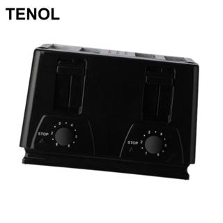 Máy nướng bánh mì đếm 4 lát Bảng điều khiển độc lập đôi tự động Máy làm bánh mì bằng thép không gỉ có thể điều chỉnh cho bánh quế