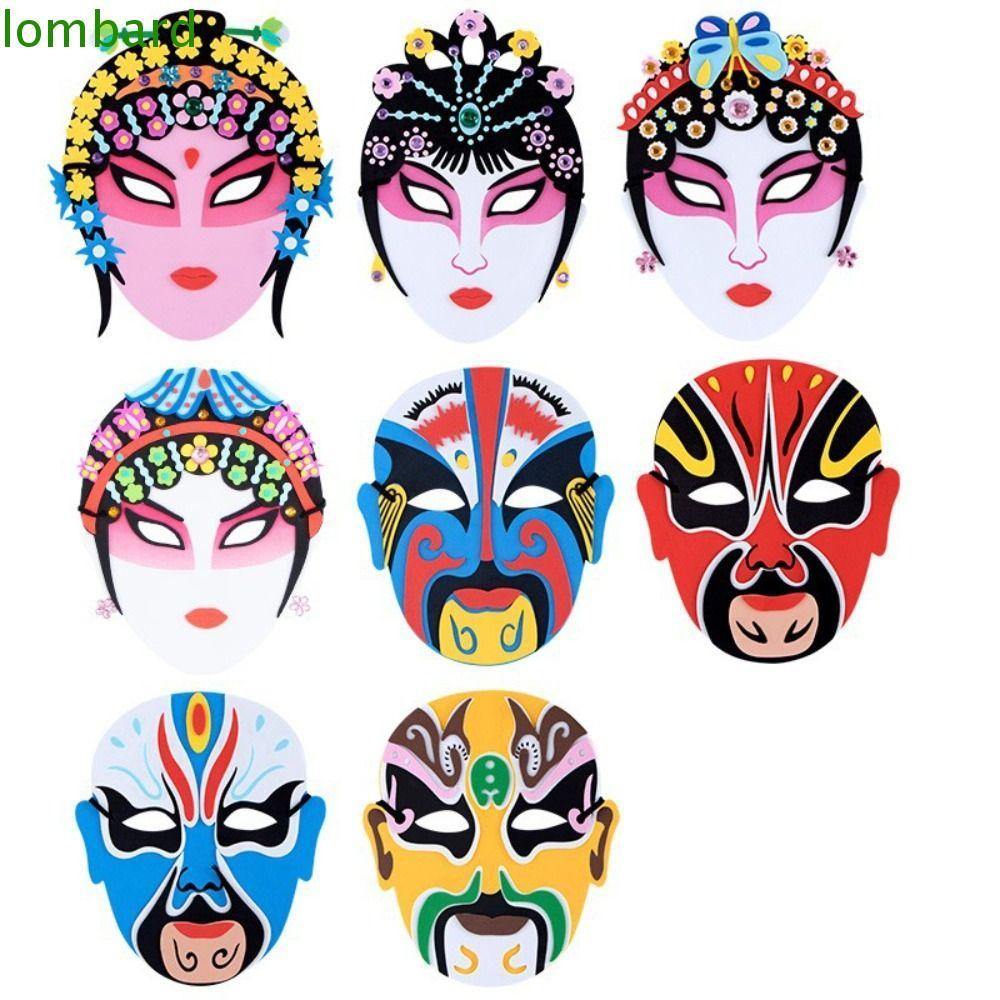 LOMBARD EVA Opera Mask, Gói vật liệu tự làm Mặt nạ phong cách Opera, Mặt nạ Cosplay Phong cách thủ c