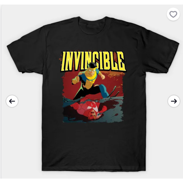 Áo thun cổ chữ O 100% cotton họa tiết siêu anh hùng Omni Man