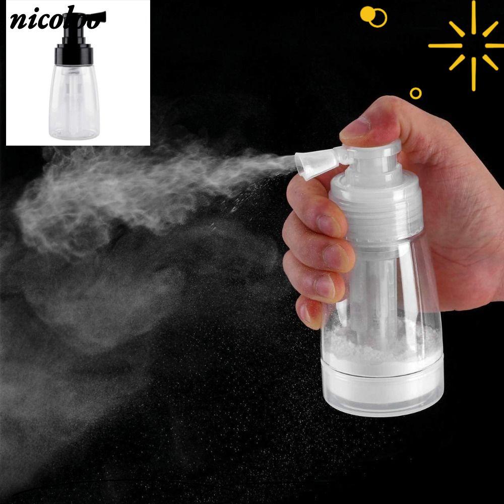 Bình xịt bột NICOLOO, Bấm chai bột di động, Bình xịt dầu gội có thể đổ lại Chai dầu gội khô