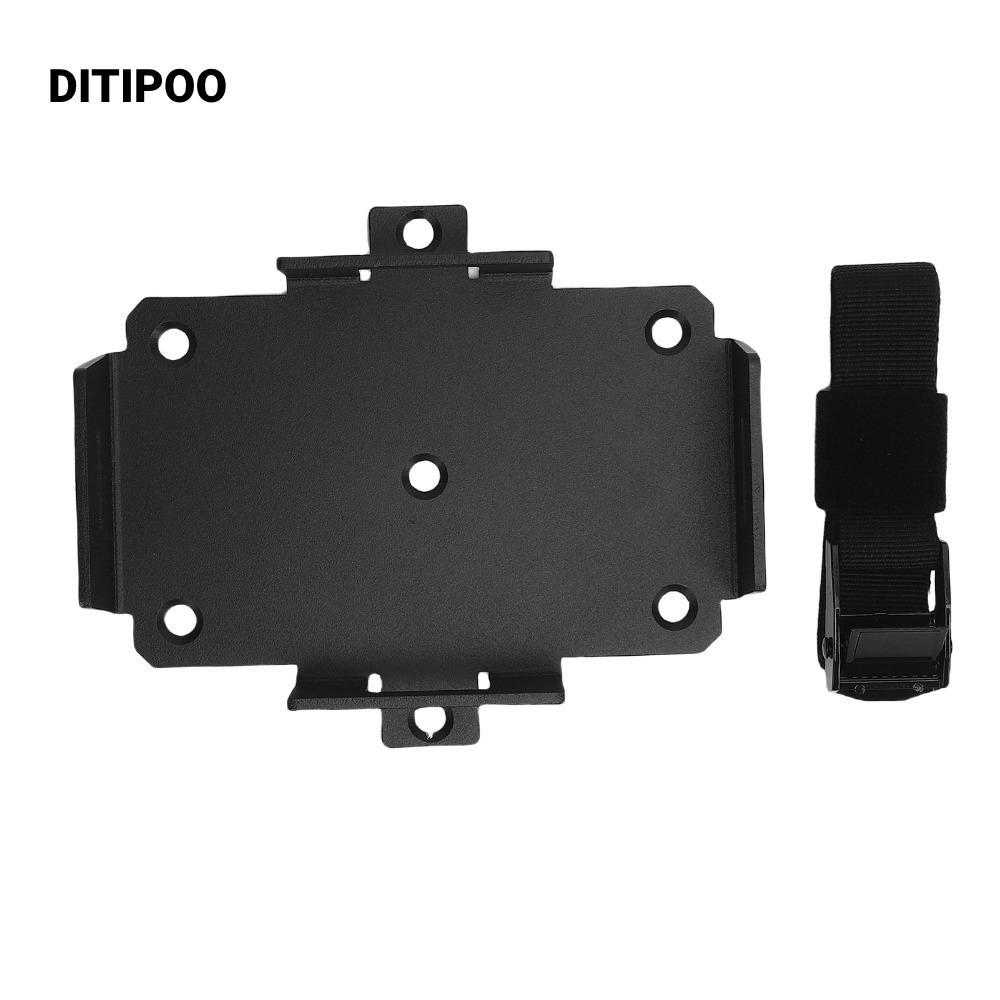 DITIPOO ​Gắn thuyền nhôm​, Dây đeo giữ​ ​Khay pin nhỏ màu đen​, Nhôm nhẹ ​Có thể điều chỉnh ​Khay Gắ