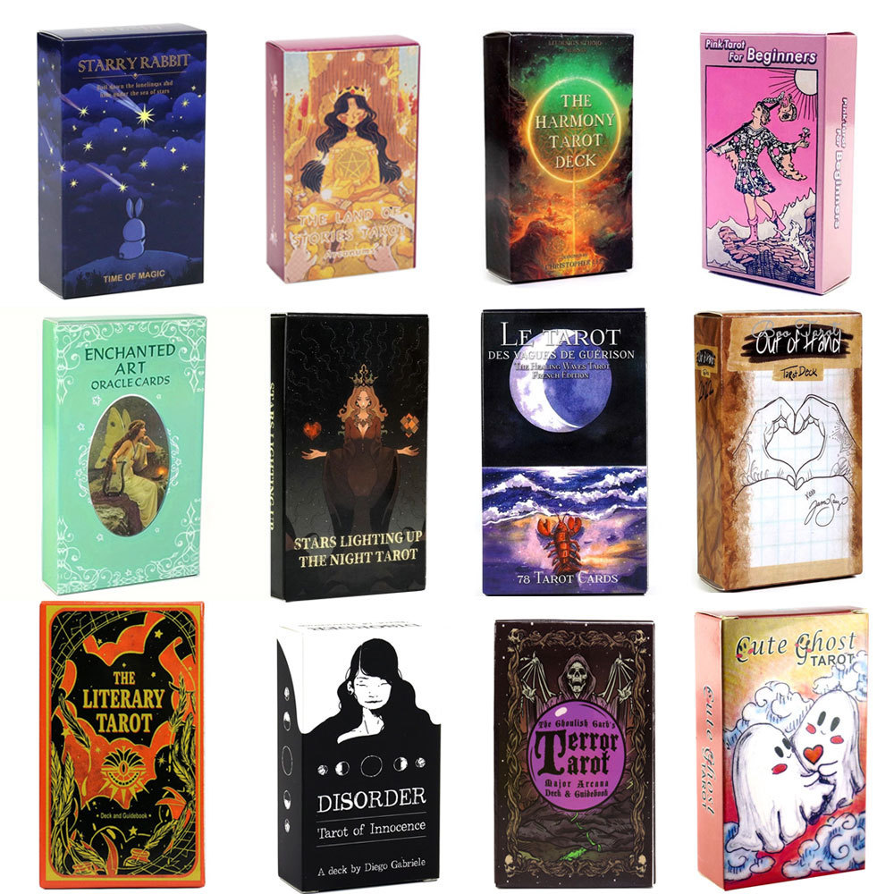Hàng sẵn có Vận chuyển nhanh English Oracle Popular Tarot Oracle Card Board Game Tarot Tarot Ready S