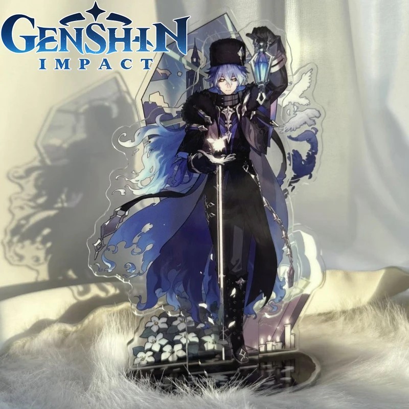 Mô hình Standee Genshin Impact Kyryll Chudomirovich Flins mica acrylic trang trí bàn học quà tặng an