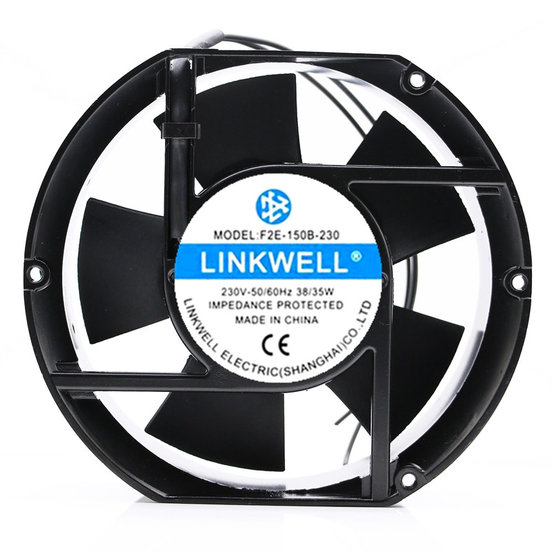 [Tản nhiệt] Quạt làm mát LINKWELL F2E-150S-230 F2E-150B-230 220V 17CM