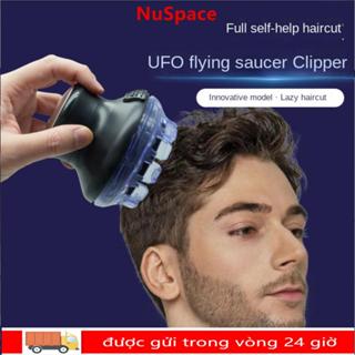 Máy cắt tóc điện đĩa bay NUSPACE, Máy cắt tóc ma thuật hoàn toàn tự động Máy cắt tóc đặc biệt, Máy cắt tóc đa năng USB Home Electric Hair Clippers Nam