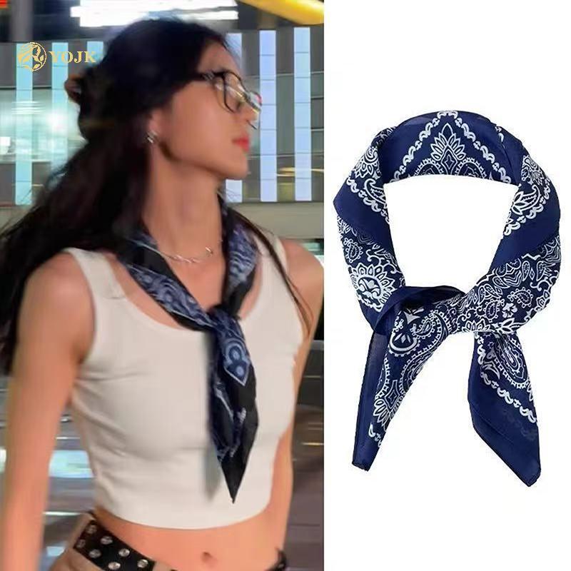 Aosunook - Khăn Lụa Satin Vuông 70cm cho Phụ Nữ, Phù Hợp Quấn Tóc và Cổ Tay, Hijab Style