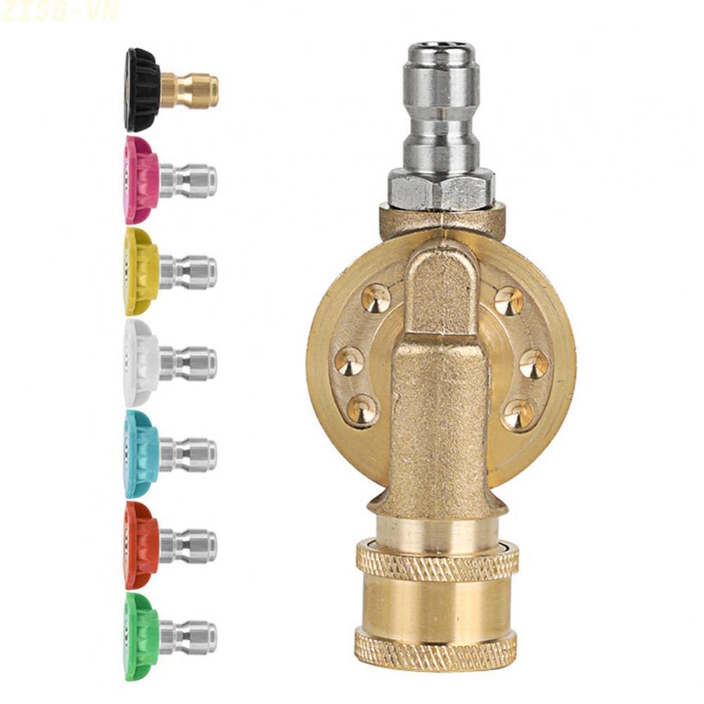 [ZISG]High Pressure Kettle 4500 PSI Compatibility Nozzle Connector For Gutter Cleaning1pcs