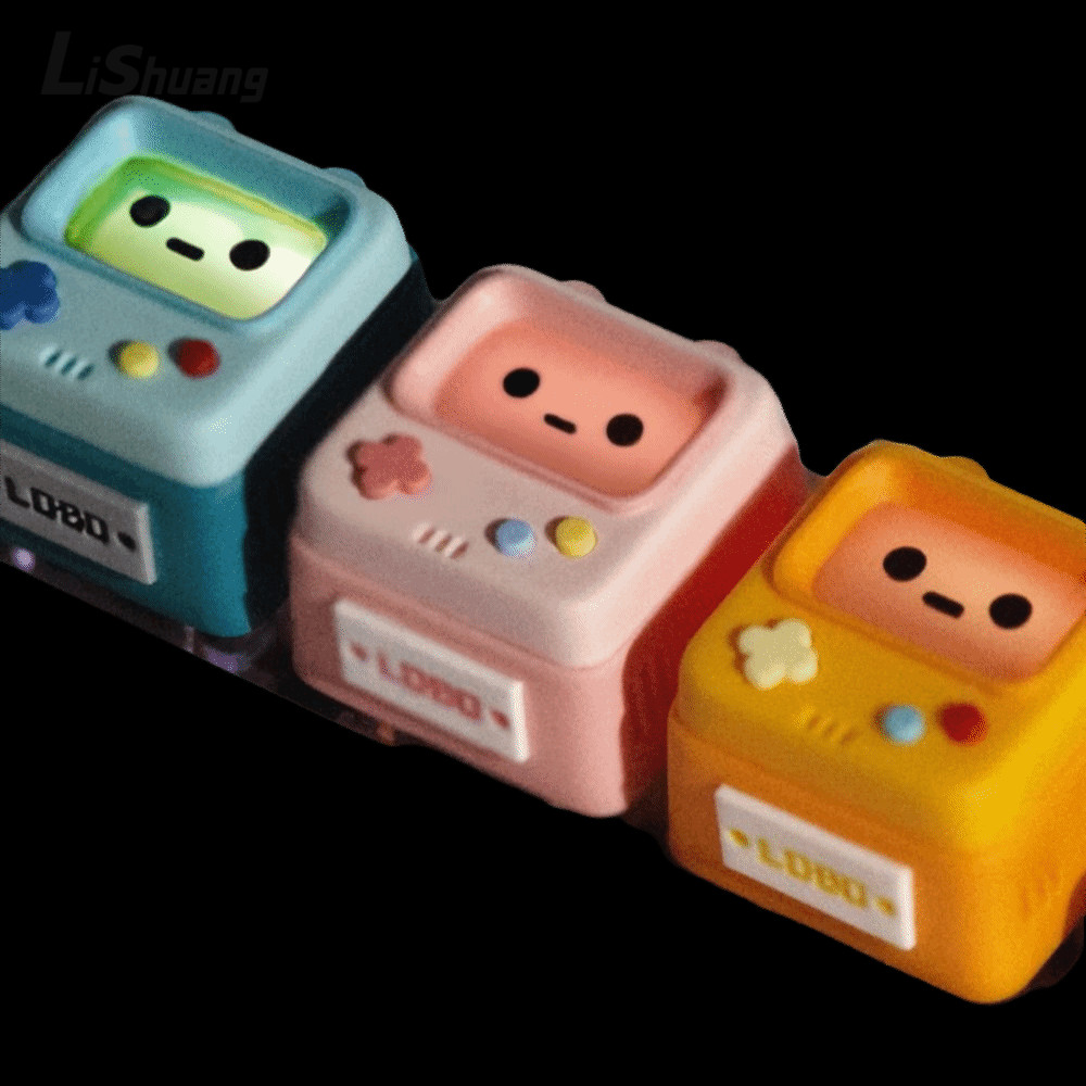 Keycap bàn phím cơ LISHUANG, Keycaps tay cầm chơi Game bằng nhựa thủ công, Keycaps Artisan Craft Art