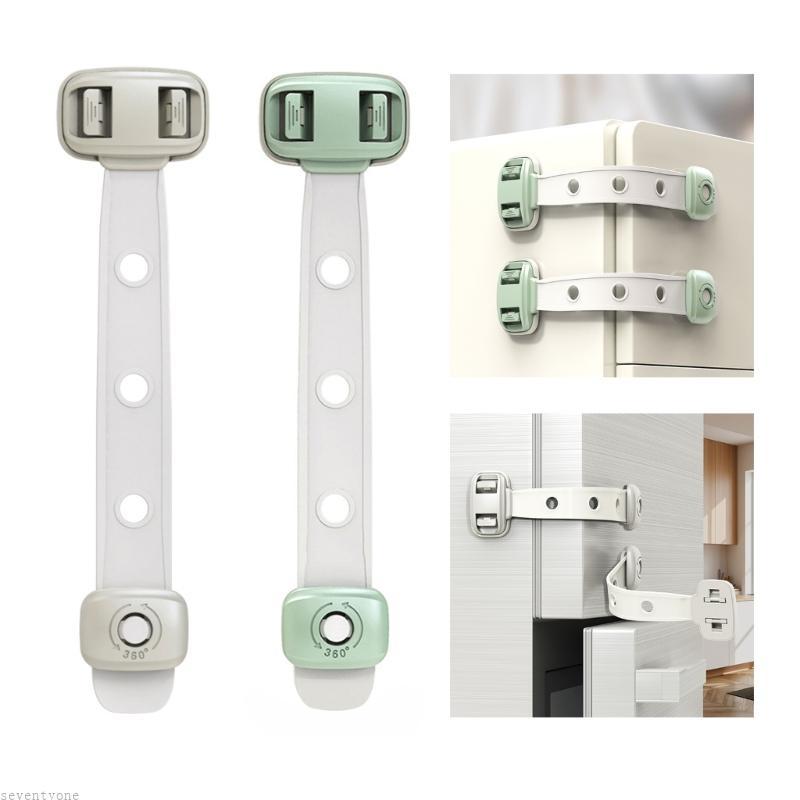 SV Nút Đôi Khóa An Toàn Trẻ Em Đa Năng Khóa Chống Trẻ Em Khóa Tủ Chống Bé Cho Nhà Bếp Phòng Tắm Cabi